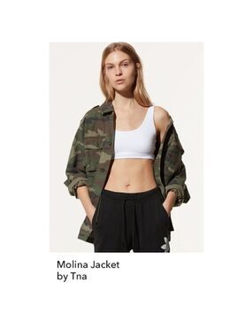 Aritzia Tna | Molina field jacket in Green Camo